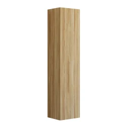 Badeværelsesmøbler ^ Scanbad DELTA HØJSKAB VENSTREHÆNGSLET VARM EG 40 X 176 CM