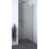 Brusevægge ^ Scanbad FLEXI MAT ALU PROFIL, 1 STK. BRUSEDØR KLAR GLAS 69 CM