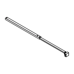 Brusevægge ^ Scanbad MATCH TIL MODEL D ARM TIL BRUSEVÆG 60 - 100 CM