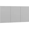 Badeværelsesmøbler ^ Scanbad MULTO SPEJLSKAB UDEN LAMPER HVID 120 X 64 CM