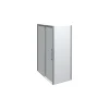 CLASSIC SKYDEDØR KROM/KLAR 140 X 200 X 80 CM>Scanbad New