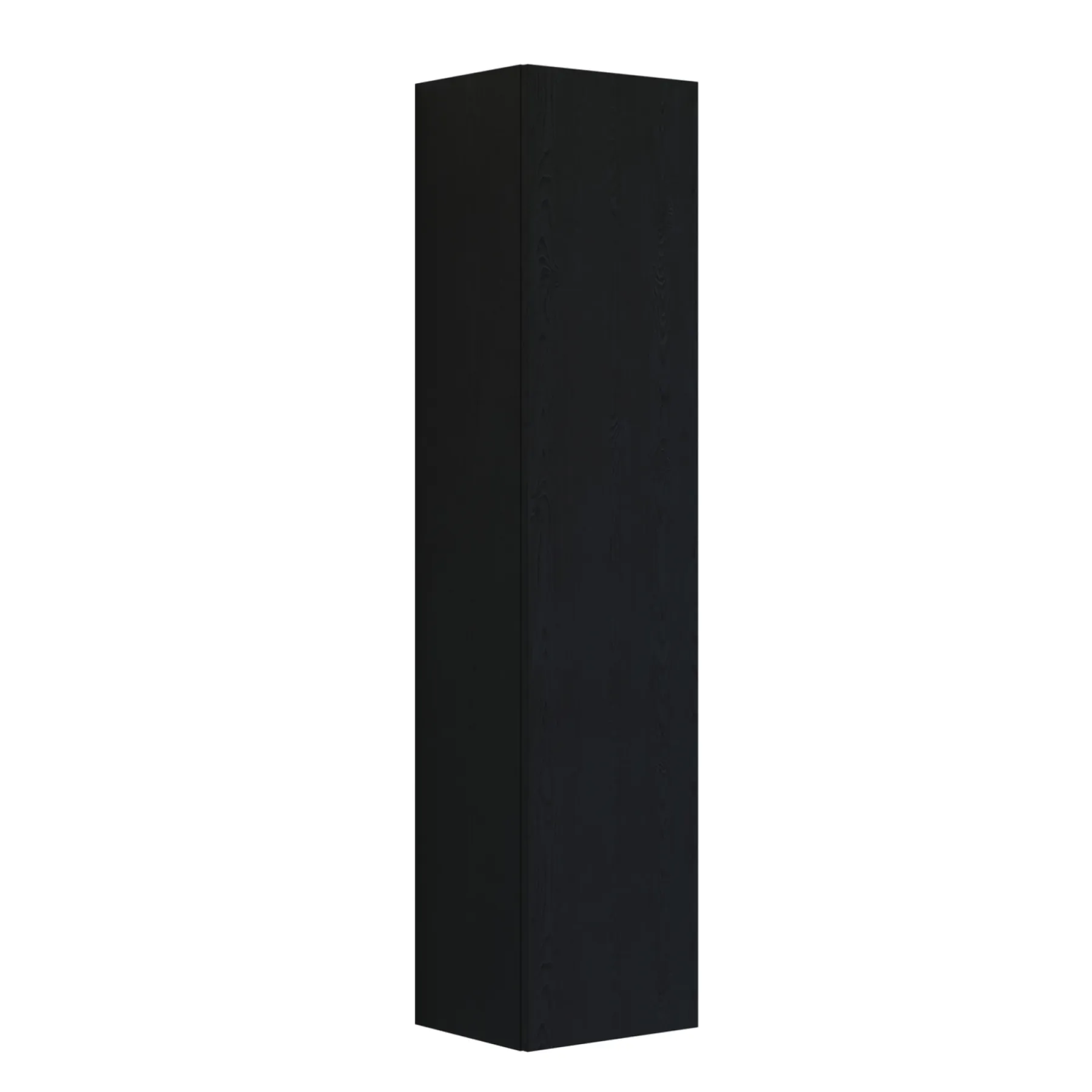 DELTA HØJSKAB VENSTREHÆNGSLET SORT EG 40 X 176 CM>Scanbad Discount