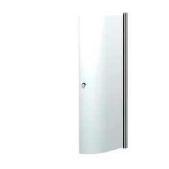 FLEXI MAT ALU PROFIL, 1 STK. BRUSEDØR 74 CM KLART GLAS>Scanbad Discount