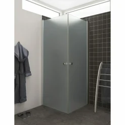 FLEXI MAT ALU PROFIL, 1 STK. BRUSEDØR 69 CM FROSTET GLAS>Scanbad Best