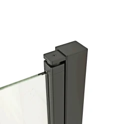 FLEXI SORT PROFIL, 1 STK. FOLDEDØR KLAR GLAS 69 CM>Scanbad Online