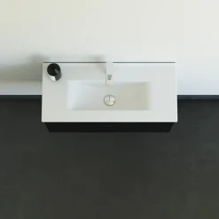 MULTO AMBER BADMØBEL SORT 1 LÅGE 81 CM>Scanbad Discount
