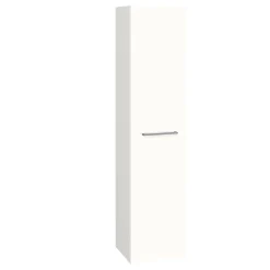 MULTO HØJSKAB HØJREHÆNGSLET HVID HØJGLANS 40 X 175 CM>Scanbad Discount