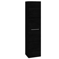 MULTO HØJSKAB VENSTREHÆNGSLET SORT 40 X 175 CM>Scanbad Discount