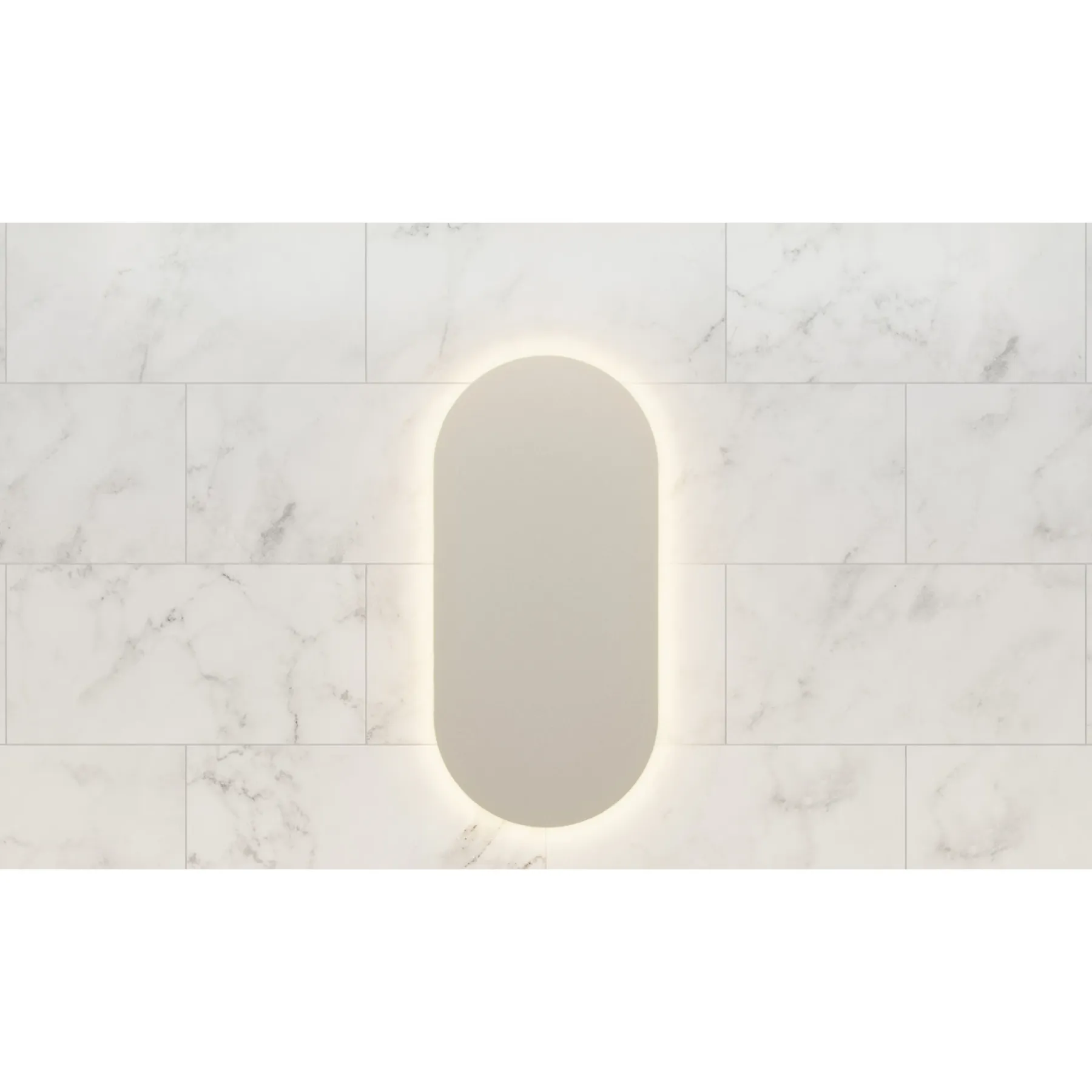 MULTO+ SPEJL MED LED-LYS 50 X 105 CM.>Scanbad New