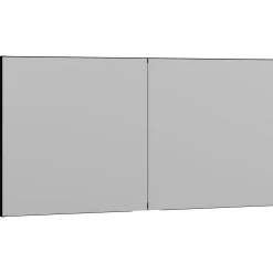 MULTO SPEJLSKAB UDEN LAMPER SORT 120 X 64 CM>Scanbad New