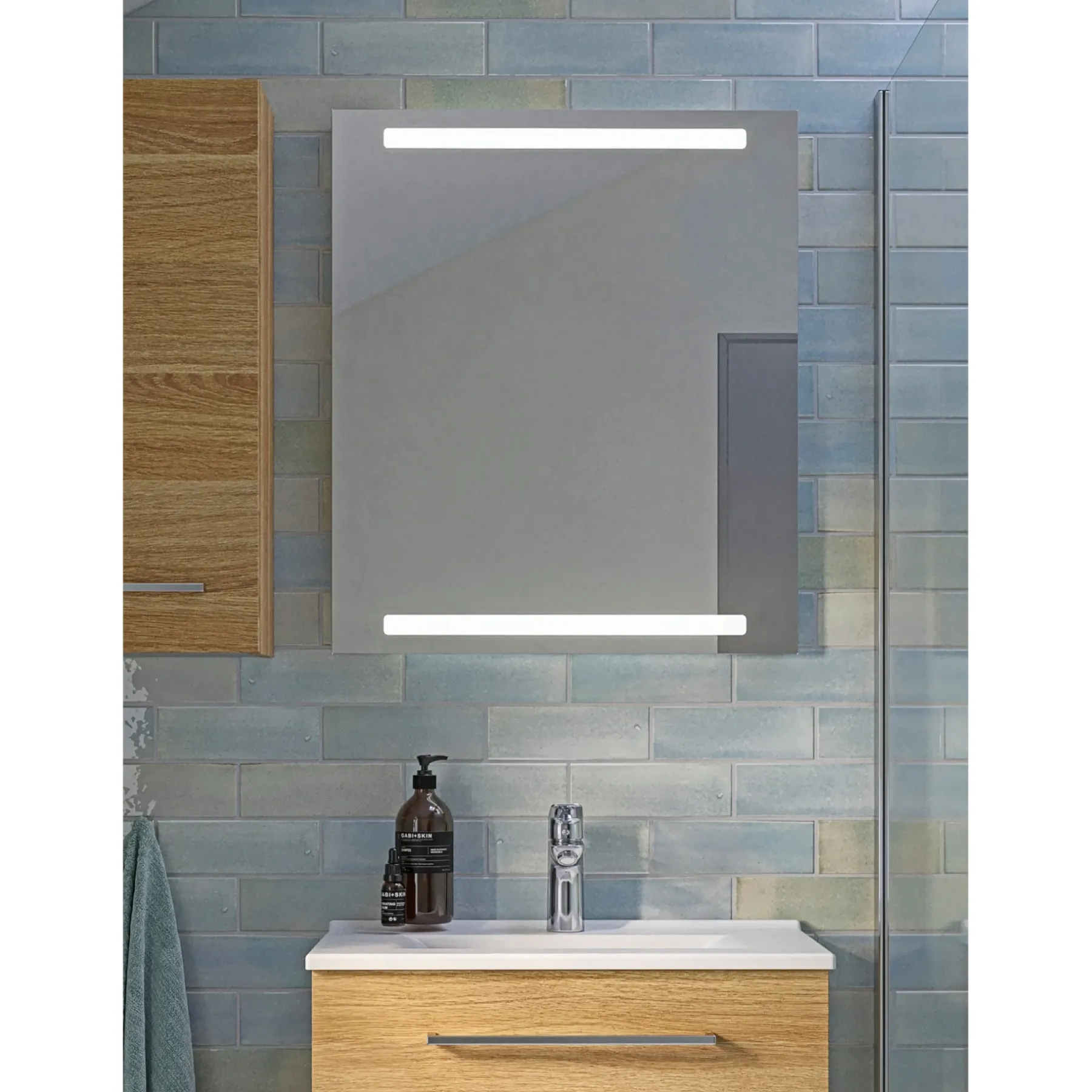 MULTO+ SPEJL UDEN LYSSTYRING 70 X 50 CM SPEJLGLAS>Scanbad Hot