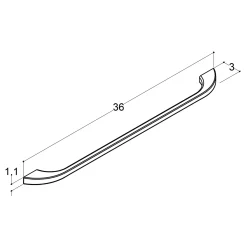 PLAY GREB BLANK KROM 36 CM>Scanbad Discount