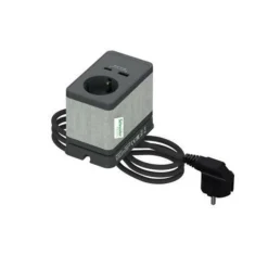 Stikkontakter & Afbrydere ^ Schneider Electric INS44051 STIKKONTAKT KOKSGRÅ 0