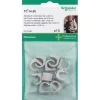 THORSMAN RUND Ø14-20 MM GRÅ 10 STK LEDNINGCLIPS>Schneider Electric New