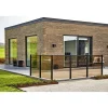 Systemhegn ^ Skagen SYSTEMHEGN HEGNSMODUL RØGFARVET GLAS 86.80 X 92 X 0.60 X 0.60 CM