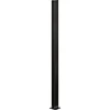 Systemhegn ^ Skagen SYSTEMHEGN STOLPE SORT ALUMINIUM 5 X 95 X 5 X 5 CM