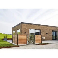 SYSTEMHEGN ESPALIER HEGNSMODUL SORT STÅL 86.50 X 92 X 0.60 X 0.60 CM>Skagen Online