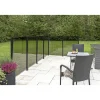 SYSTEMHEGN HEGNSMODUL RØGFARVET GLAS 86.50 X 122 X 0.60 X 0.60 CM>Skagen Online