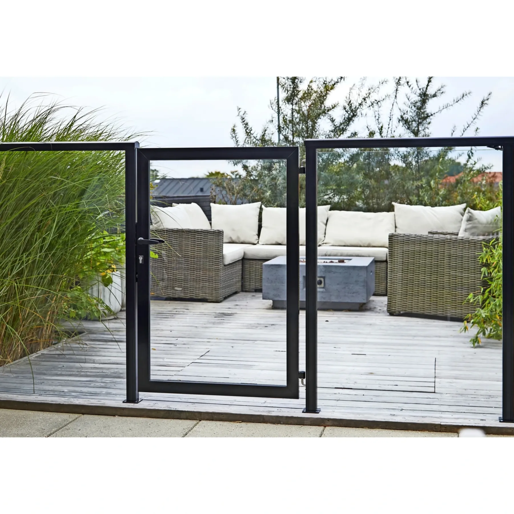 SYSTEMHEGN LÅGE KLAR GLAS 86 X 120 X 0.60 X 0.40 CM>Skagen Online