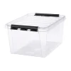 Boligindretning ^ SmartStore CLASSIC 31 OPBEVARINGSKASSE M. LÅG TRANSPARENT 32 L