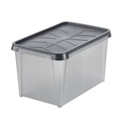 DRY 45 OPBEVARINGSKASSE M. LÅG GRÅ 50 L>SmartStore New