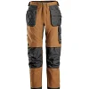 Arbejdsbukser ^ Snickers Workwear 6224 ARBEJDSBUKS 54 BRUN/SORT
