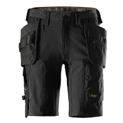 Arbejdsbukser ^ Snickers Workwear 6118 ARBEJDSSHORTS 52 SORT