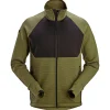 8404 FLEECEJAKKE XL KHAKIGRØN/SORT>Snickers Workwear Sale