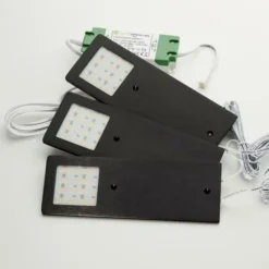 Lysarmaturer ^ Solar CASTOR 3-KIT SORT SPOT 15/20W 0 0