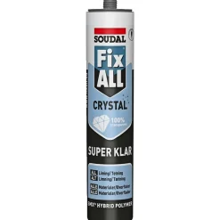 Fugemasser ^ Soudal FIX ALL CRYSTAL MULTIFUGE 290 ML TRANSPARENT