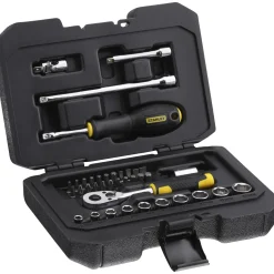 Fastnøgle ^ Stanley STMT82828-1 TOPNØGLESÆT 1/4" 38 DELE