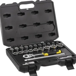 Fastnøgle ^ Stanley STMT82830-1 TOPNØGLESÆT 1/2" 24 DELE