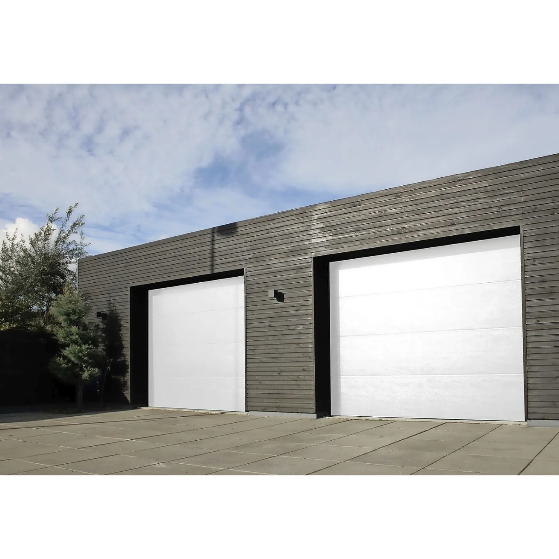 Garageporte ^ Supergate GARAGEPORT HVID 2490 X 1940 MM
