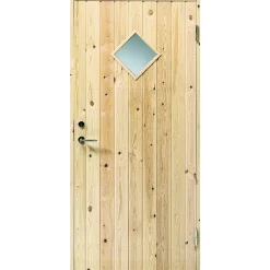 Yderdøre ^ Swedoor CLEVER-LINE M/GLAS UDHUSDØR 92 X 948 X 2050 MM VENSTRE