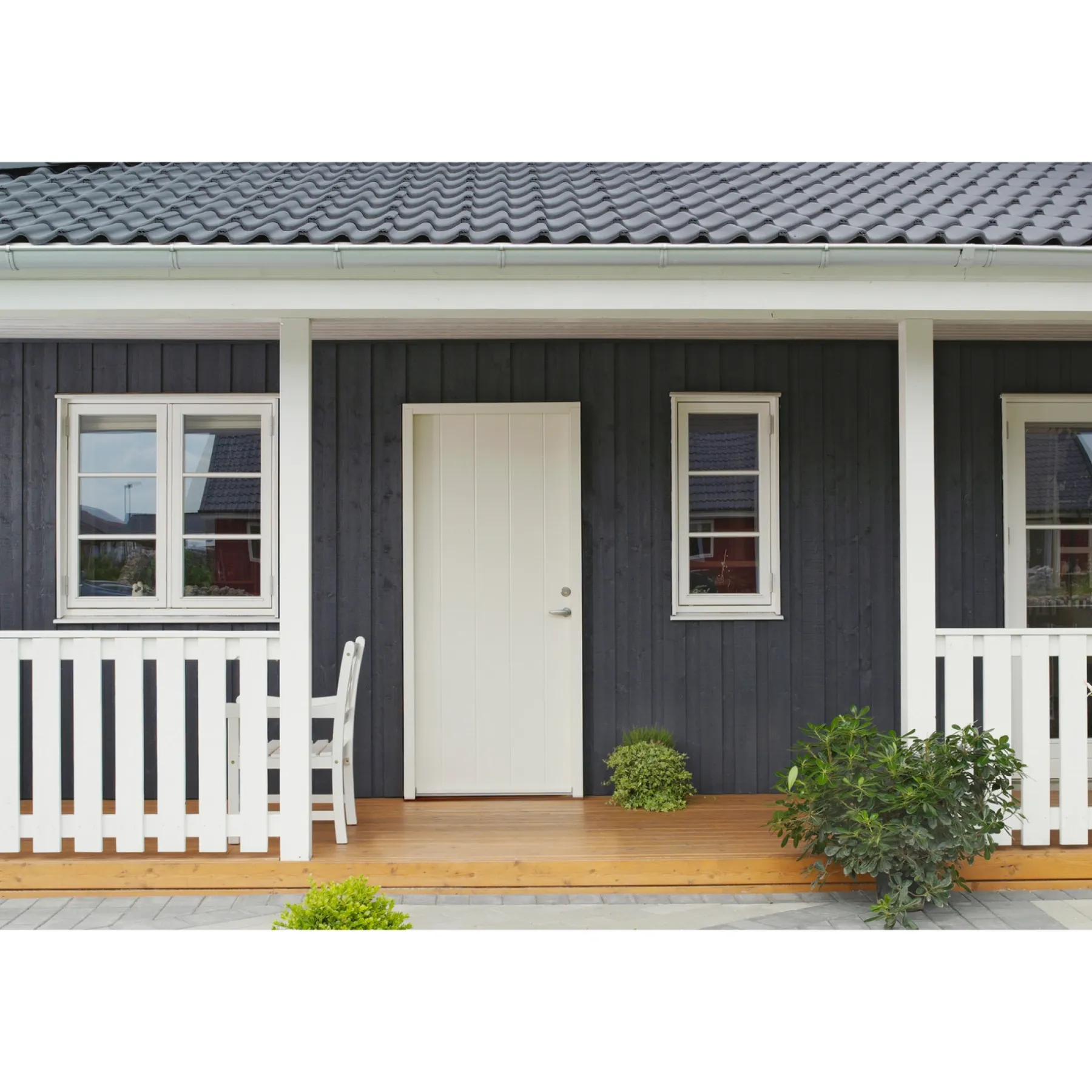 CLEVER-LINE P-100 FACADEDØR 60 X 948 X 2115 MM H HVID>Swedoor Sale