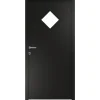 Yderdøre ^ Swedoor CLEVER-LINE P-900 FACADEDØR 60 X 948 X 2115 MM H SORT