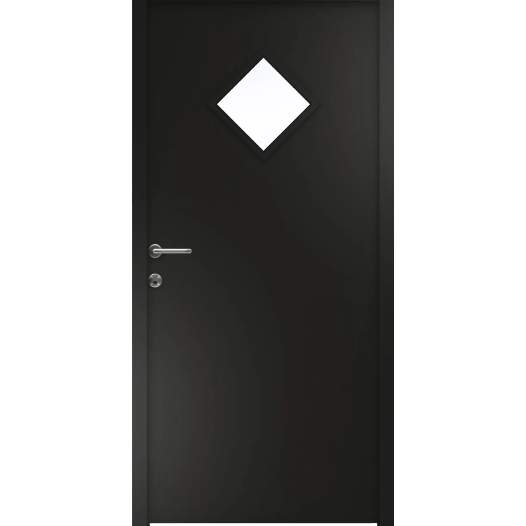Yderdøre ^ Swedoor CLEVER-LINE P-900 FACADEDØR 60 X 948 X 2115 MM H SORT