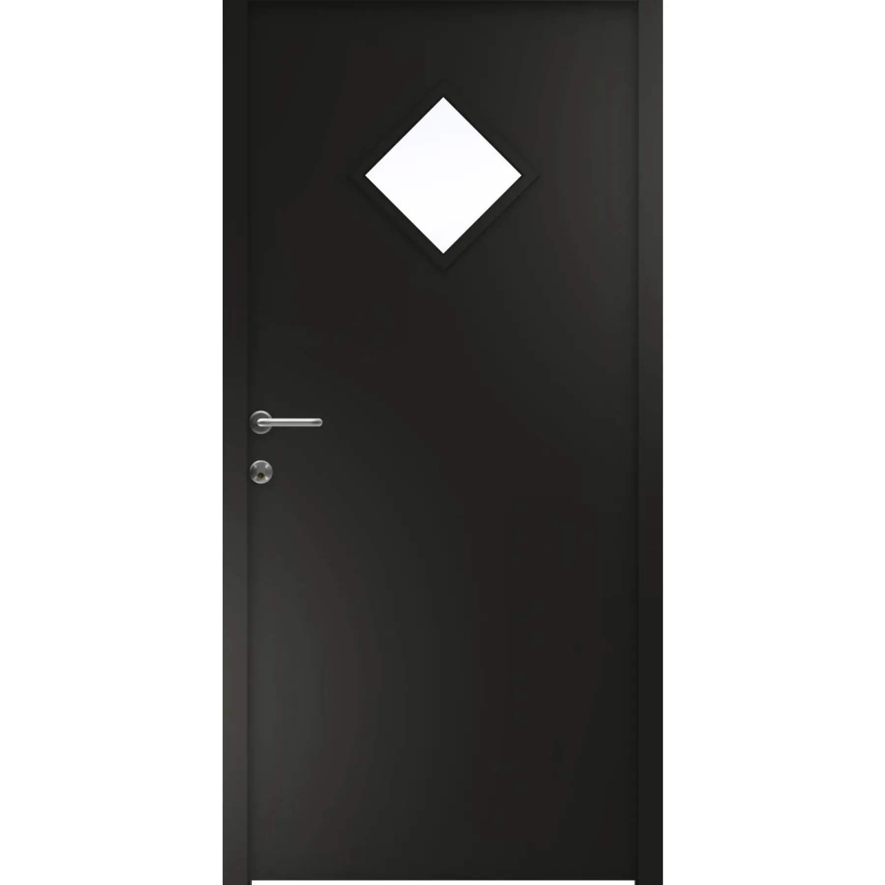 CLEVER-LINE P-900 UDADGÅENDE FACADEDØR 60 X 948 X 2050 MM H SORT>Swedoor Hot