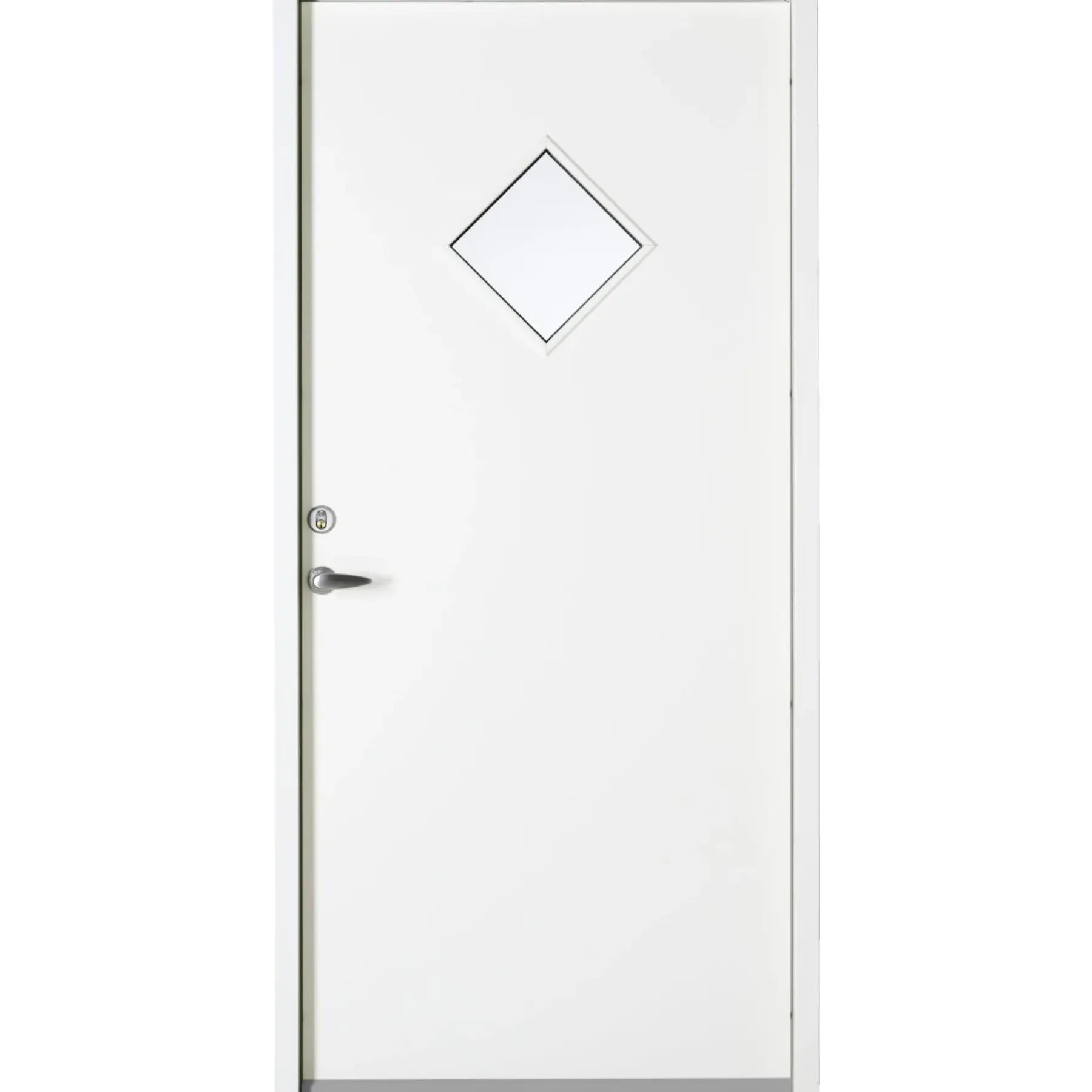 CLEVER-LINE P-900 UDADGÅENDE FACADEDØR 60 X 948 X 2050 MM H HVID>Swedoor Online