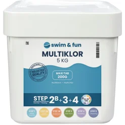 Pool & Tilbehør ^ Swim&Fun 1710 KLOR TABLETTER