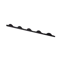 Bølgeplader ^ Swisspearl B6 PLASTUDHÆNGSKLODS SORT 1013 MM