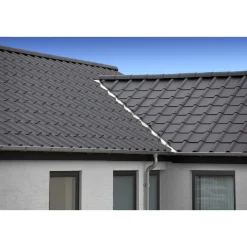 Bølgeplader ^ Swisspearl STRUCTA (TOSCANA) HJ FIBERCEMENTTAG SORT 6650 1175 X 625 MM