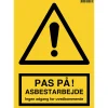 Sikkerhed ^ Sydvesta ASBEST ADVARSELSSKILT