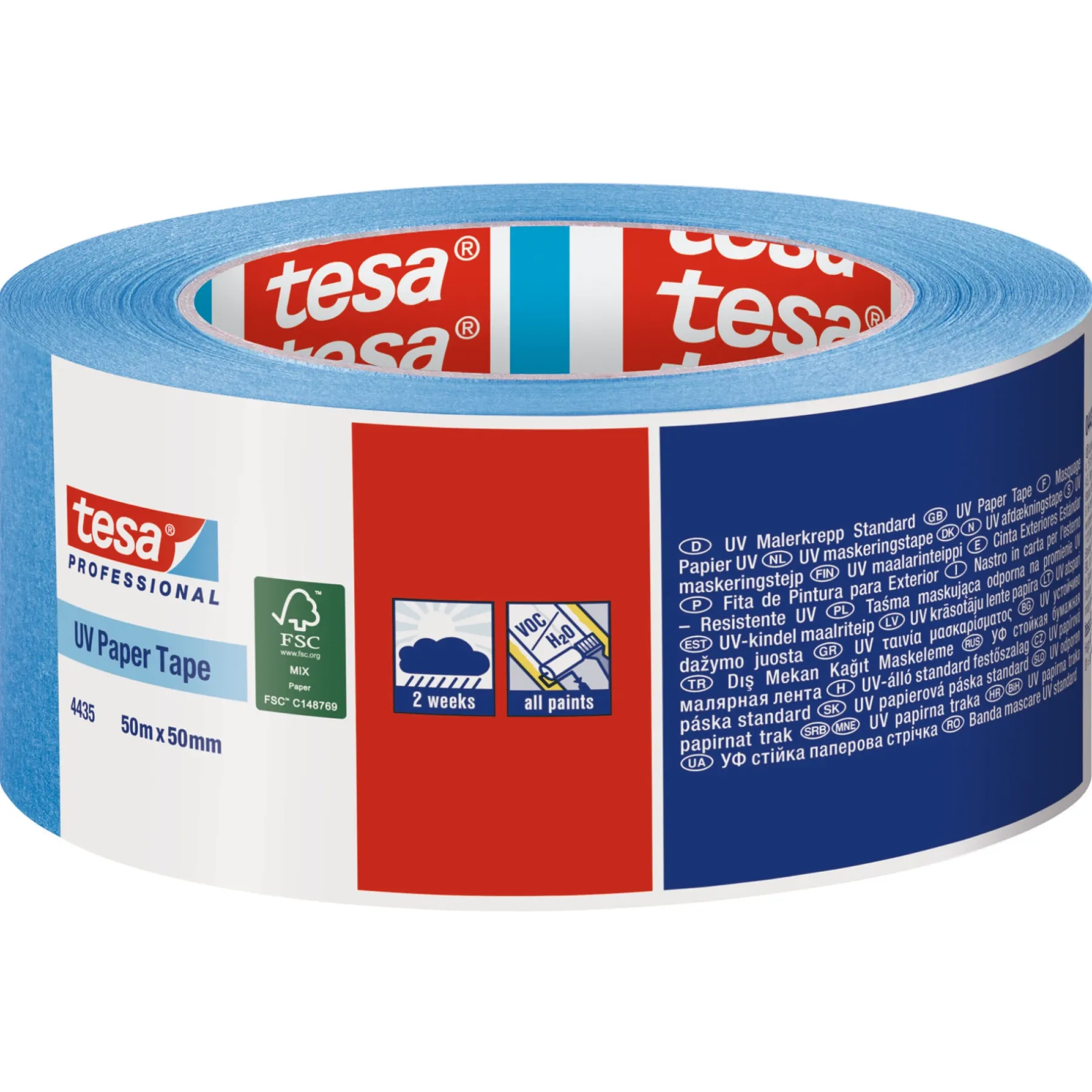 Tape ^ Tesa OUTDOOR 4435 MALERTAPE 50MX50MM BLÅ