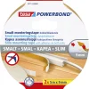 Tape ^ Tesa POWERBOND SLIM DOBBELTKLÆBENDE TAPE 5 M X 9 MM HVID