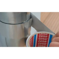 Tape ^ Tesa PROFESSIONAL ALUMINIUM BYGGETAPE 10 M X 50 MM ALUMINIUMSGRÅ