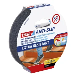 Tape ^ Tesa SKRIDSIKKER TAPE 5 M X 25 MM SORT