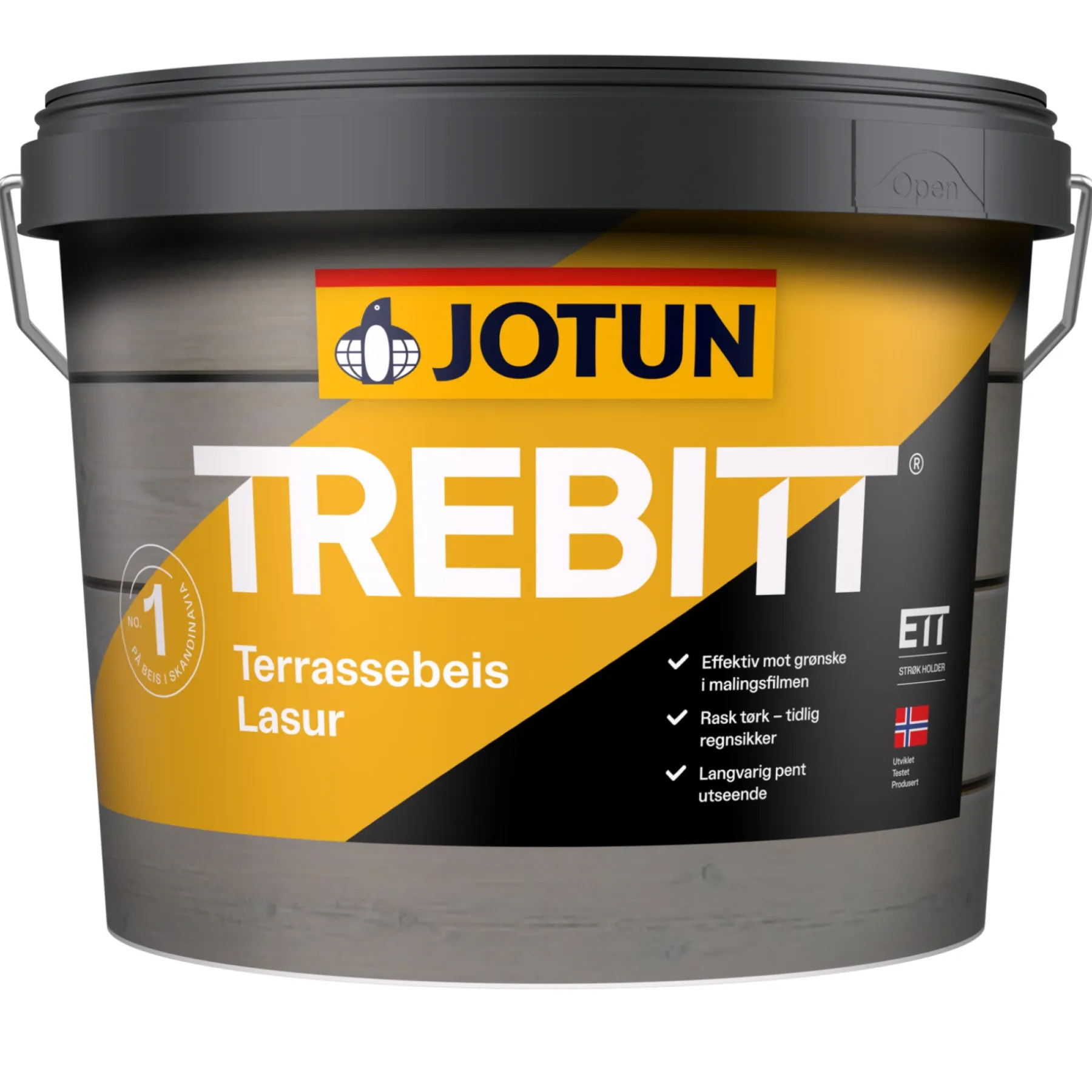 Træterrasse ^ Trebitt MAT TRÆTERRASSE OLIE 2,7 L GUL BASE