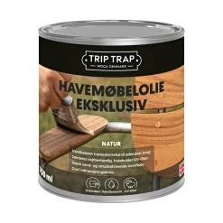 Træolie ^ Trip Trap EKSKLUSIV HAVEMØBEL OLIE 0,75 L NATUR
