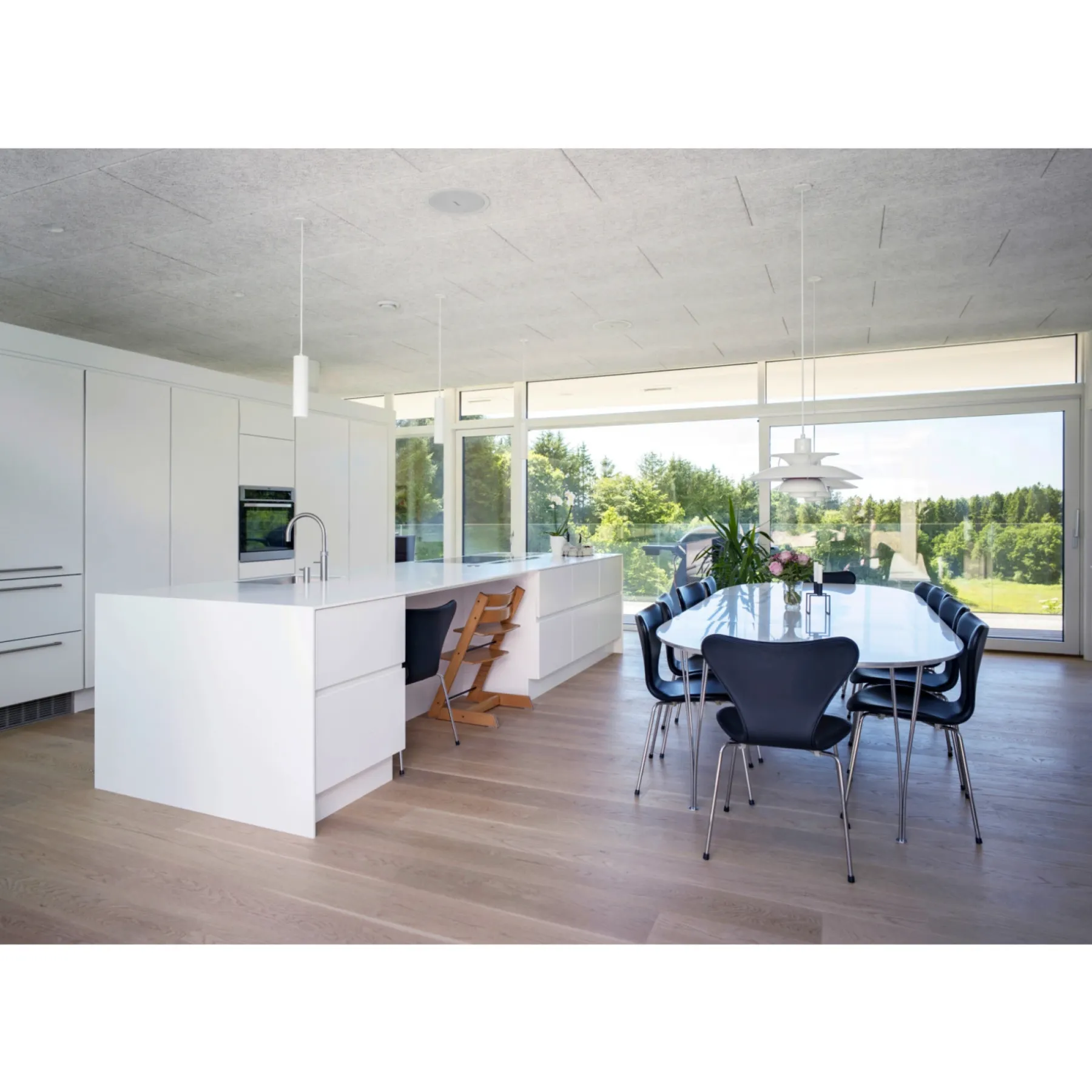 Træbeton ^ Troldtekt AKUSTIKPLADE 25 X 600 X 1200 MM EXTREM FIN HVID